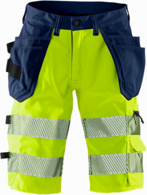 Fristads High-vis korte stretchbroek klasse 1 2509 PLU 131153
