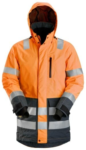 Snickers AllroundWork, High-Vis Waterproof Parka, KL 3 1830
