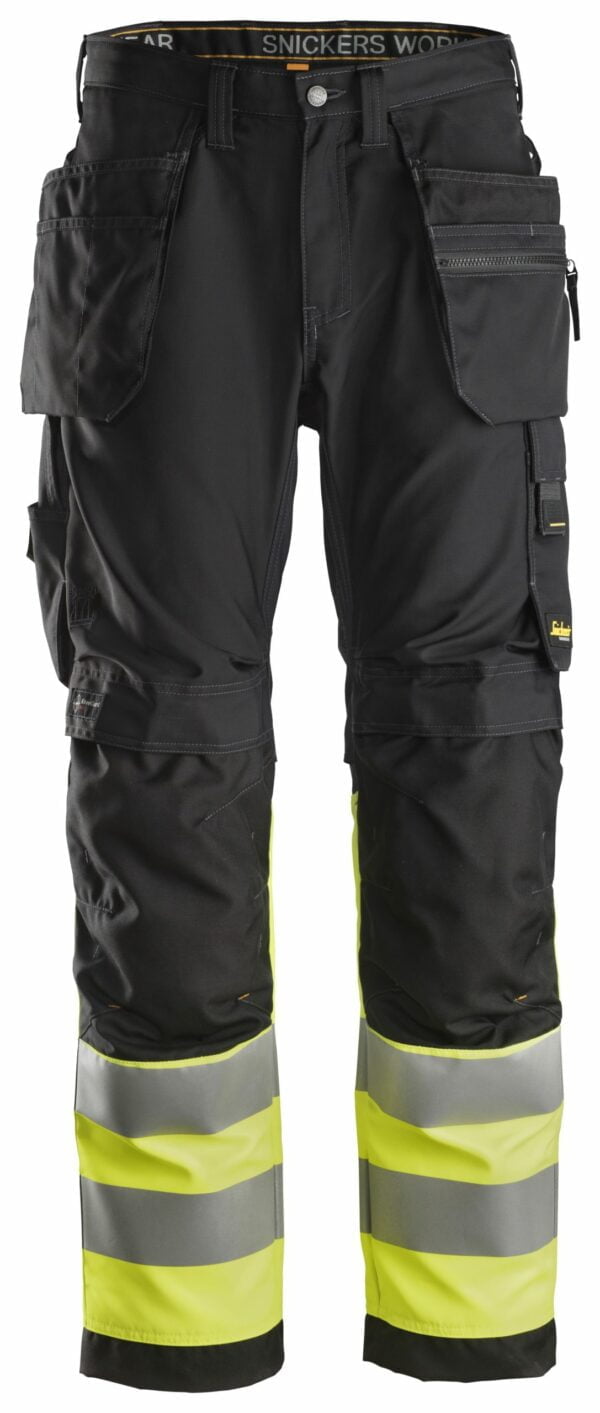 Snickers AllroundWork , High-Vis Werkbroek+ met Holsterzakken Klasse 1 6233