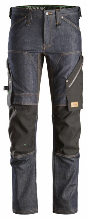 Snickers FlexiWork, Denim Werkbroek+ 6956