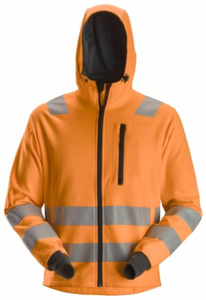 Snickers AllroundWork, High-Vis Hoodie met Rits KL2/KL3 8039