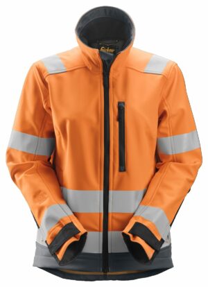 Snickers AllroundWork, High-Vis Softshell Damesjack Klasse 2/3 1237