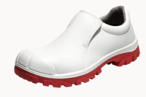 Emma werkschoen Vera Instapper S2 Wit Rode zool