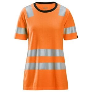 Snickers High-Vis, Klasse 2 Dames T-Shirt 2537