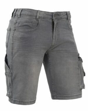 Brams Paris Ralph men X95 stretch grey denim short