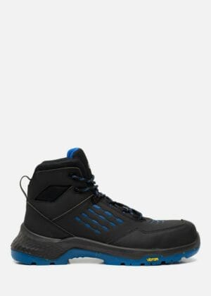 Emma werkschoen Crossforce X High S3S Zwart / Blauw