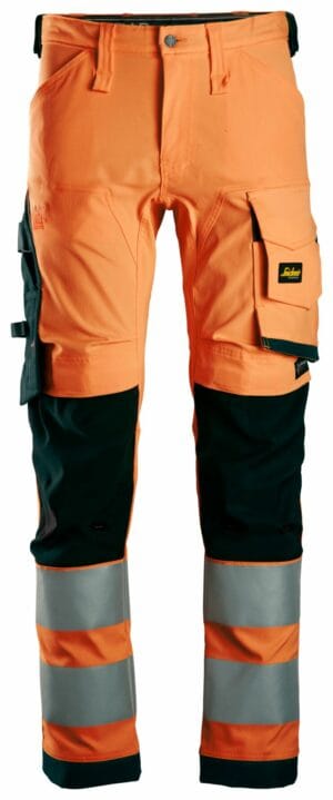 Snickers High-Vis, Class 2 Stretch Trousers 6343