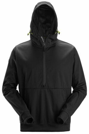 Snickers FlexiWork Windblocker Stretch Hoodie met halve rits 8400