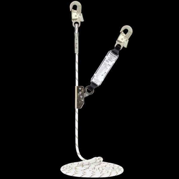 EDGE VERTILINE BASIC Vaste meeloop lijnklem + valdemper + 12mm kernmantelijn + haken: 022 + 022