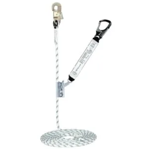 EDGE VERTILINE UNIVERSAL afneembare meeloop lijnklem - valdemper - 16mm geslagen lijn - haken: 232 + 022