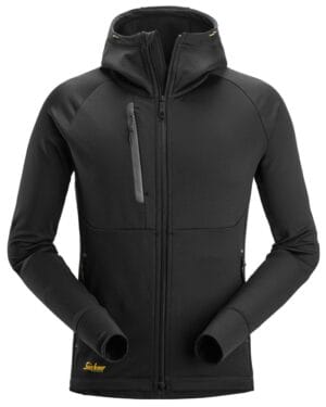 Snickers FlexiWork Polartec® Power Stretch® Hoodie met Volledige Rits 8026