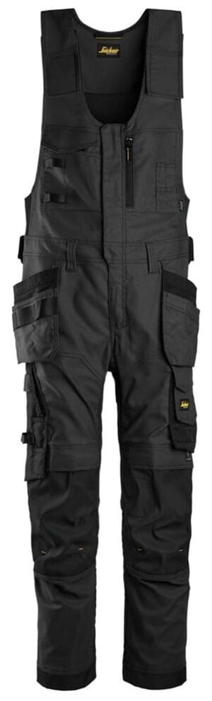 Snickers AllroundWork, Canvas Stretch Bodybroek met Holsterzakken 6014