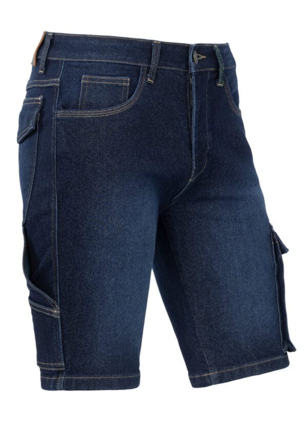 Brams Paris Edo men OCS GRS dark blue str. denim X34 short