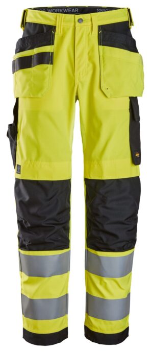 Snickers High-Vis, Klasse 2, Werkbroek met Holsterzakken 6238