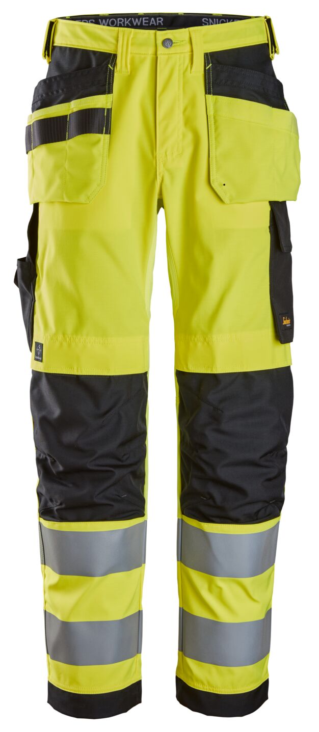 Snickers High-Vis, Klasse 2, Werkbroek met Holsterzakken 6238