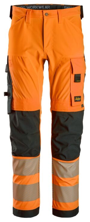 Snickers High-Vis, Klasse 2, 4-Way Stretch Werkbbroek 6336
