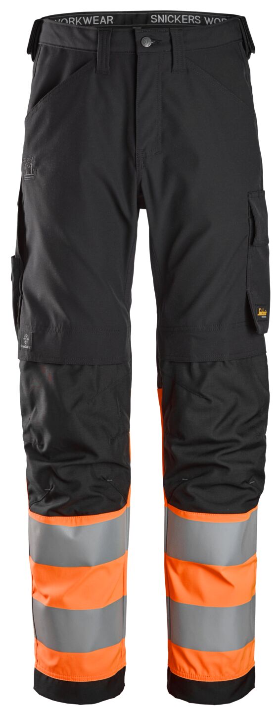 Snickers High-Vis Werkbroek, Klasse 1 6339