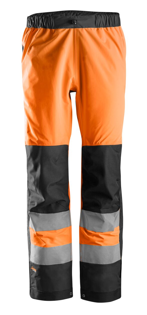 Snickers AllroundWork, High-Vis WP Shell Broek Klasse 2 6530
