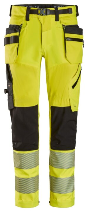 Snickers High-Vis, Klasse 2, Werkbroek met Afneembare Holsterzakken 6930