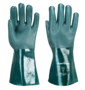 Portwest Dubbel Gedompelde PVC-handschoen 35cm A835