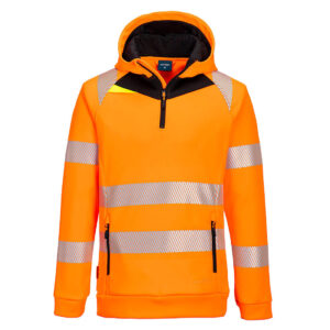 Portwest DX4 Hi-Vis 1/4  Hoodie met rits DX482