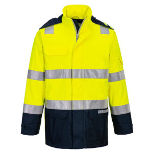 Portwest Bizflame Regen+ Hi-Vis Vlamboog Jack FR605