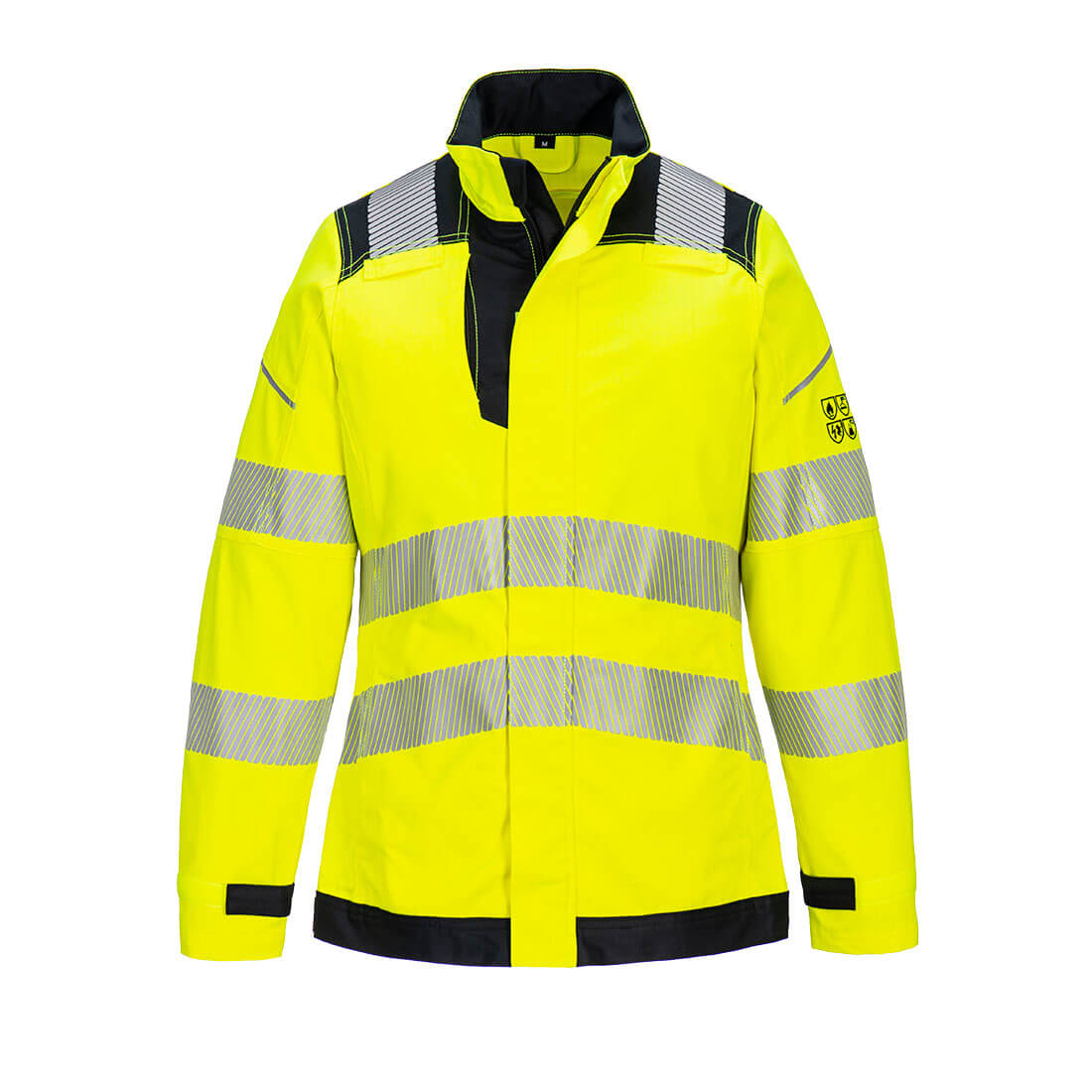 Portwest PW3 Vlamvertragende Modaflame Hi-Vis dames werkjack FR715