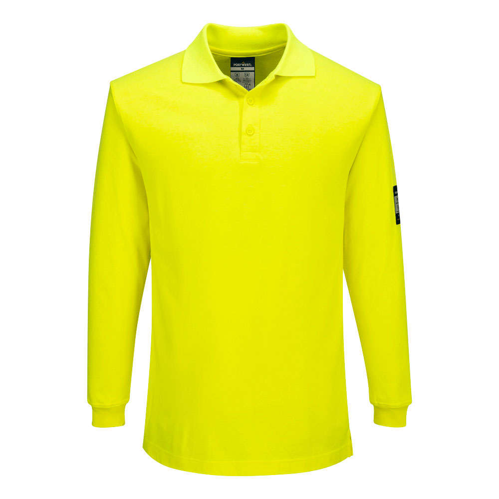 Portwest Modaflame Vlamvertragend Poloshirt met lange mouw FR805