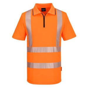Portwest KX3 Hi-Vis polo korte mouw met rits KX302