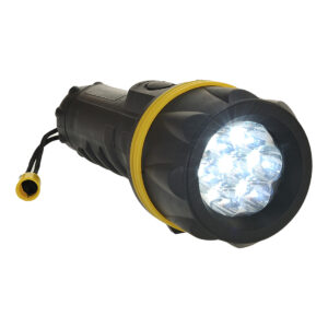 Portwest 7 LED Rubber Zaklamp PA60
