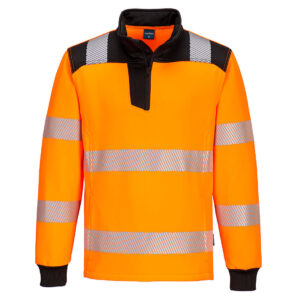 Portwest PW3 Hi-Vis Sweatshirt met 1/4 rits PW326