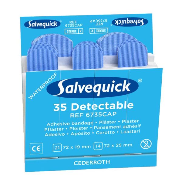 Salvequick 6 navullingen Detectable 0444