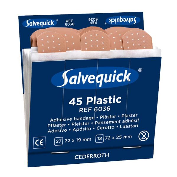 Salvequick 6 navullingen Plastic 0429