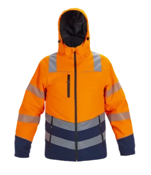 Hydrowear Winterparka Brussel Orange/Navy