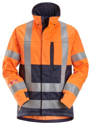 Snickers ProtecWork, Jas, High-Vis Oranje Klasse 3/2 1562